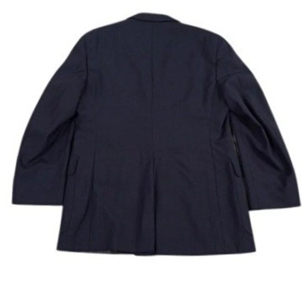 Georgetown University Shop Blazer Men 40R Navy Blue Gold Crest Button USA Made